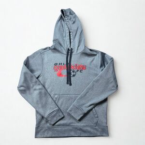 Ohio Galaxies FC Soccer Hoodie Men Small Gray Pullover Athletic Sport-Tek